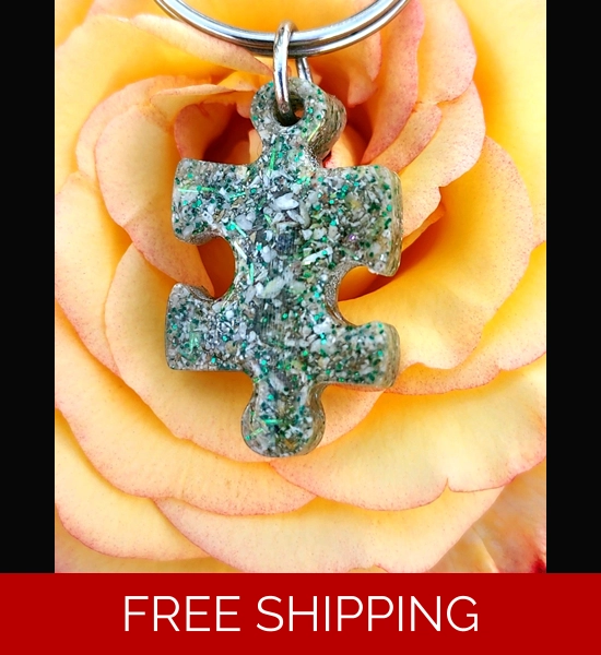 Puzzle Piece Keychain/Necklace